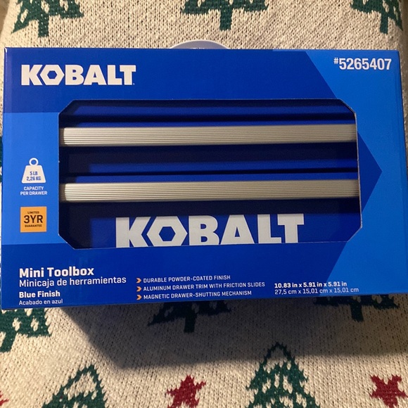 Kobalt 25th Anniversary Mini Toolbox-Limited Edition New in box Blue - Picture 1 of 4